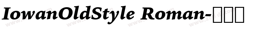 IowanOldStyle Roman字体转换